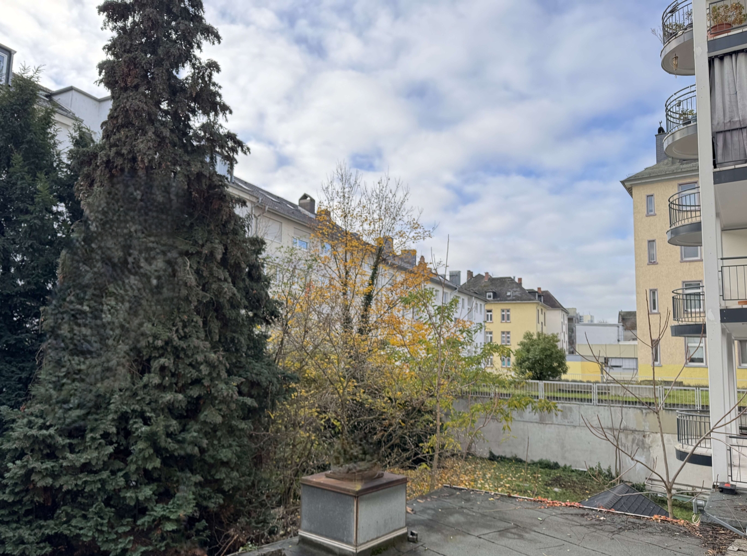 Grün + Ruhe auf der Loggia